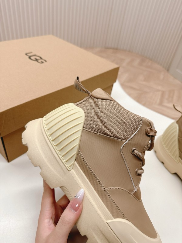 2024 Women UGG beige mesh leather Hiking Boot MJ00320