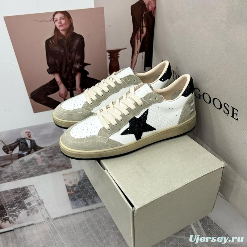 2024 Unisex GGDB White Black Suede Leather Sneakers MJ00260