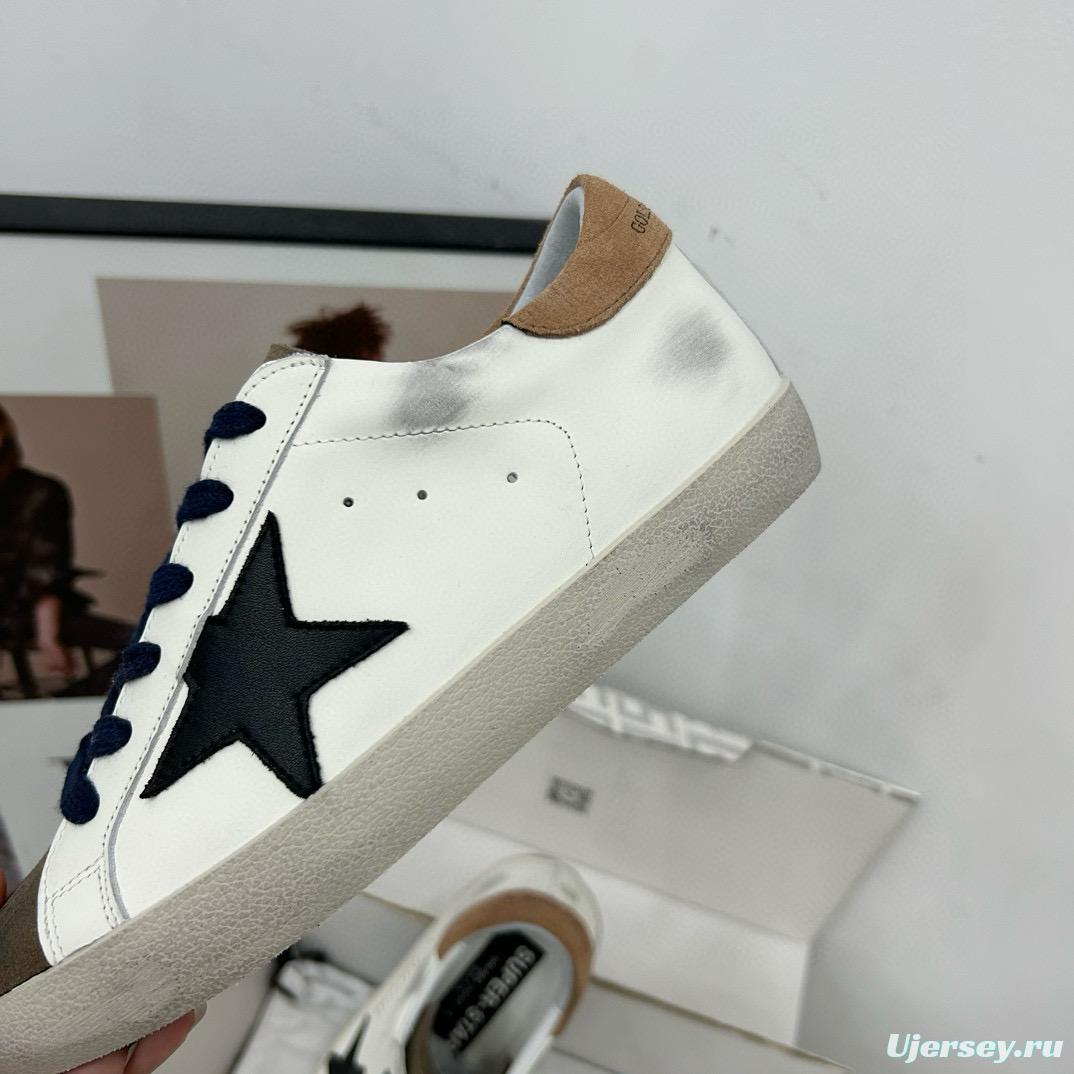 2025 Women GGDB White Black Suede Leather Sneakers