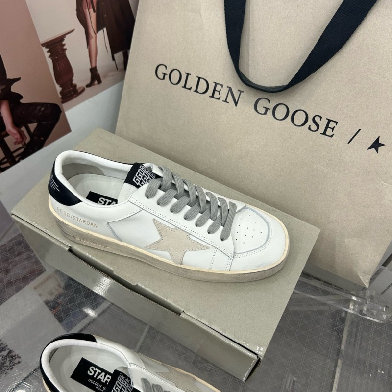 2024 Unisex GGDB White Grey Leather Sneakers MJ00260