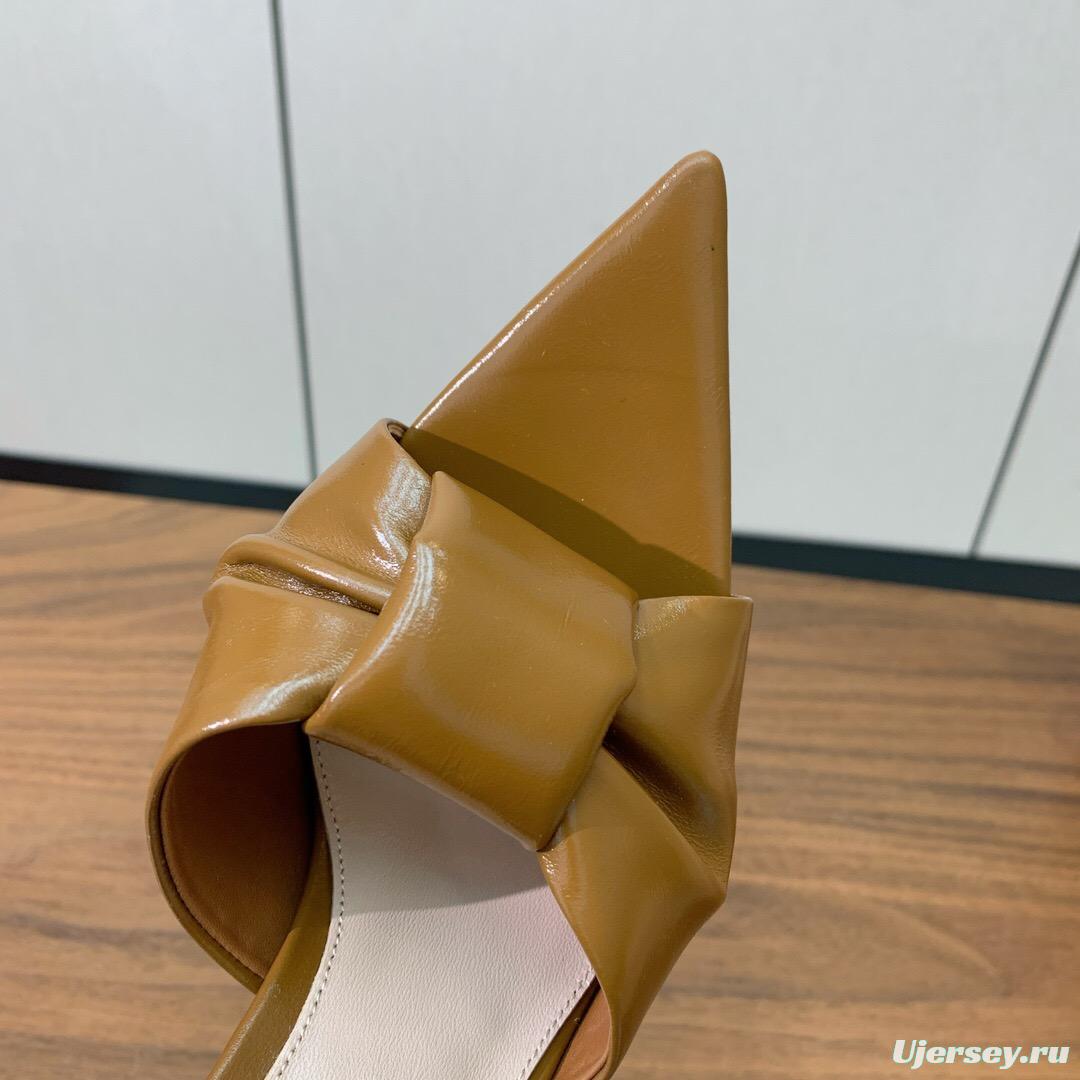 2025 Women Gianvito Rossi Brown Leather Stiletto Heels