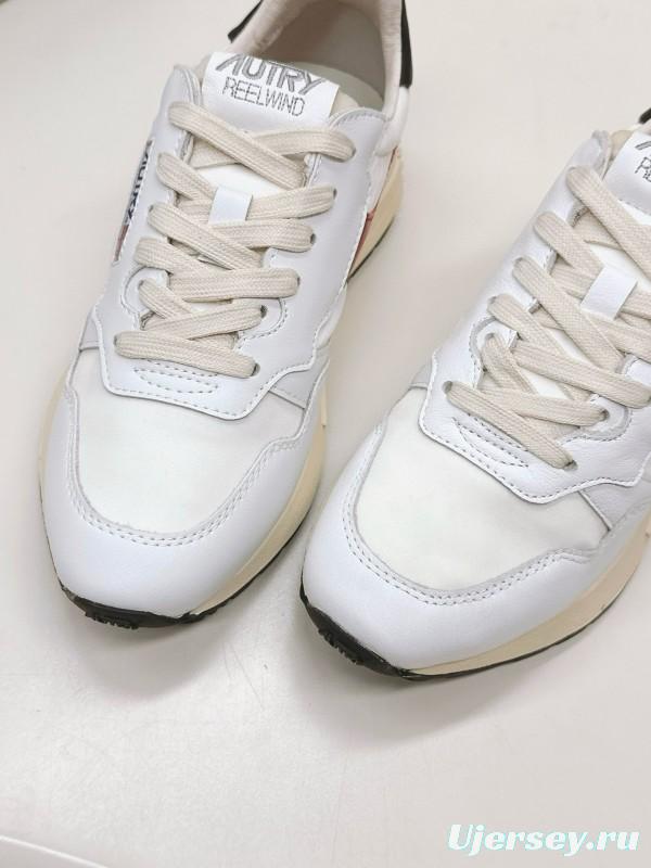 2024 Women Autry White Red Black Leather Mesh Sneakers MJ00330