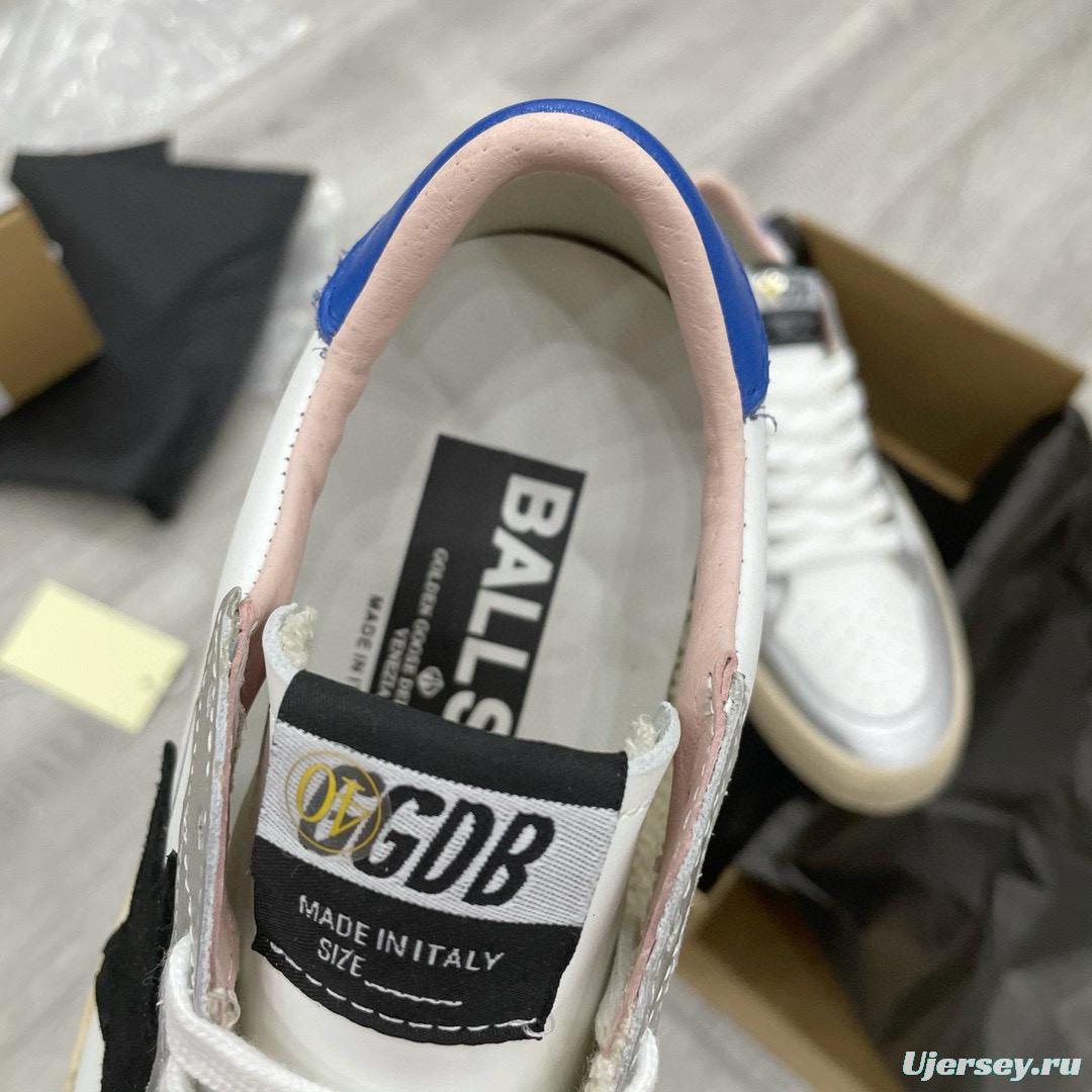 2024 Unisex GGDB White Grey Blue Leather Sneakers MJ00260