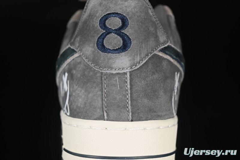 Nike Air Force 1'07 Low Grey Faced Prince Casual Sneakers - YD2452-808