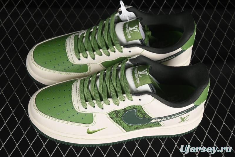 Nike Air Force 1 '07 Low LV Collaboration Turquoise Green Casual Sneakers - KK1988-086