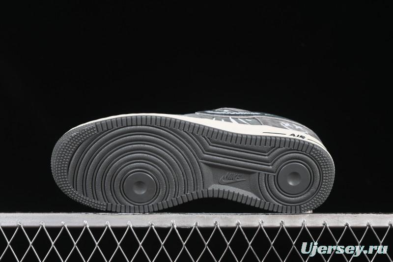 Nike Air Force 1'07 Low Grey Faced Prince Casual Sneakers - YD2452-808