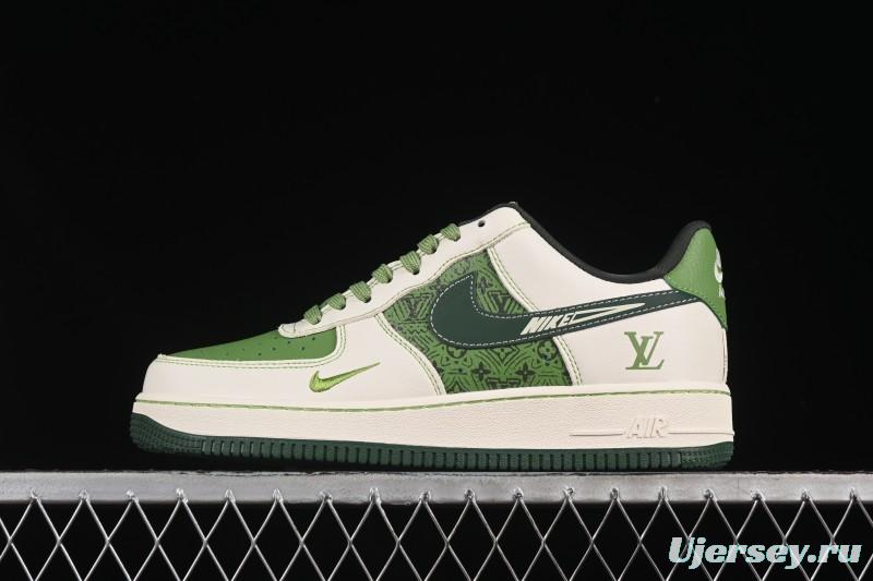 Nike Air Force 1 '07 Low LV Collaboration Turquoise Green Casual Sneakers - KK1988-086