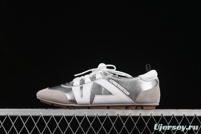 Louis Vuitton Sneakerina Round Toe Lace-Up Ballet Style Flat Training Shoes - N.F6