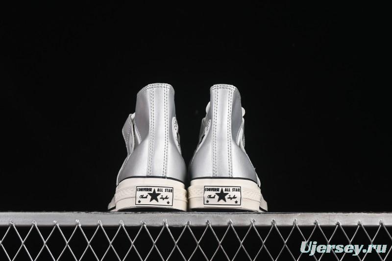 Converse Chuck 1970s Future Silver High-Top Casual Sneakers - A15187C