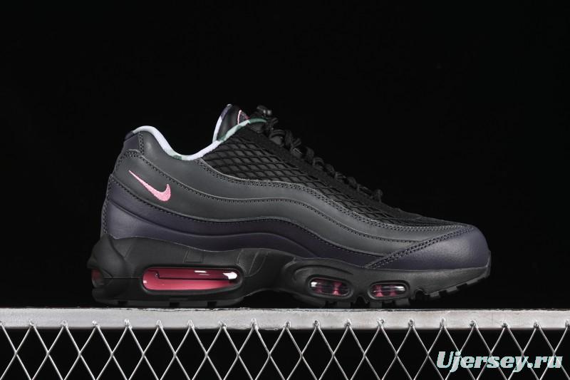 Nike Air Max 95 Retro Cushioned Running Shoes with Air-Sole Unit - FB2709-001