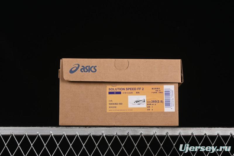 Asics Solution Speed FF 2 Retro Breathable Cushioned Casual Running Shoes - 1041A182-100