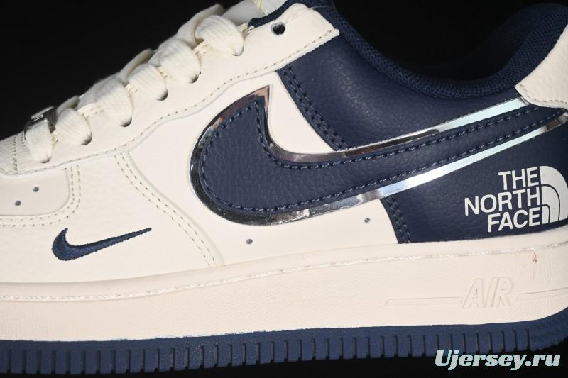 Nike Air Force 1'07 Low North Face Collaboration Dark Blue Sole Casual Sneakers - ZH2598-318