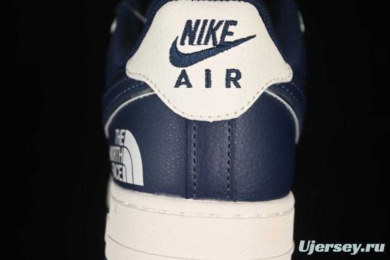 Nike Air Force 1'07 Low North Face Collaboration Dark Blue Sole Casual Sneakers - ZH2598-318
