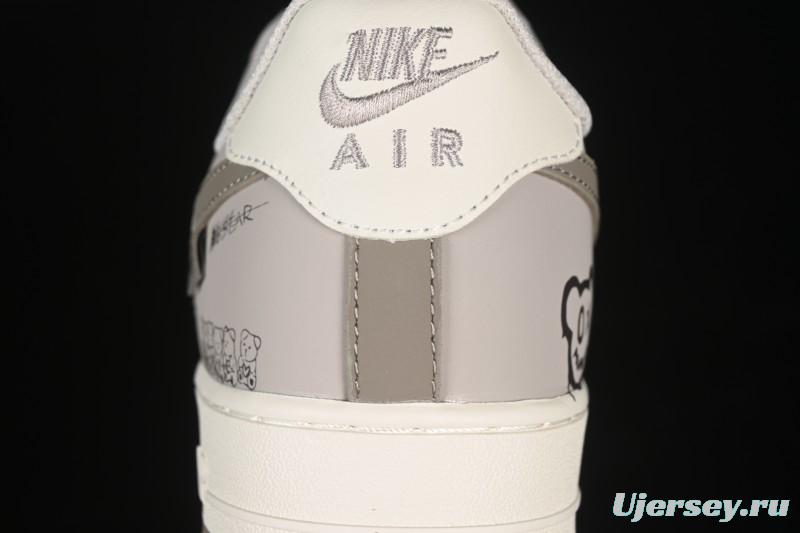 Nike Air Force 1'07 Low Smiling Bear Casual Sneakers - DB3301-881