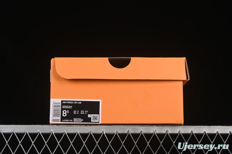 Nike Air Force 1 '07 Low LV Collaboration Gray Blue Sole Casual Sneakers - JJ2508-704