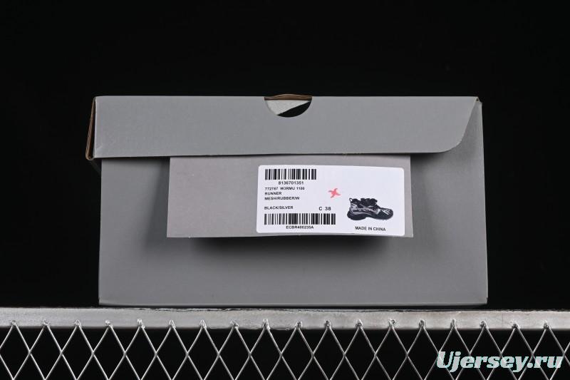 Balenciaga Runner Kith Four Color Retro Casual Shoes - W3RMU1100