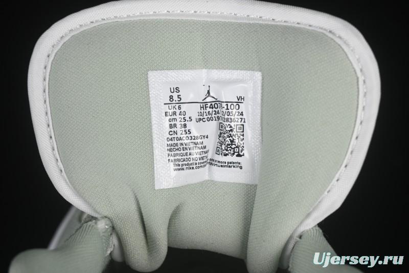 Nike Air Jordan 1 Low AJ1 Amber Green Low Top Casual Skate Shoes HF4078-100