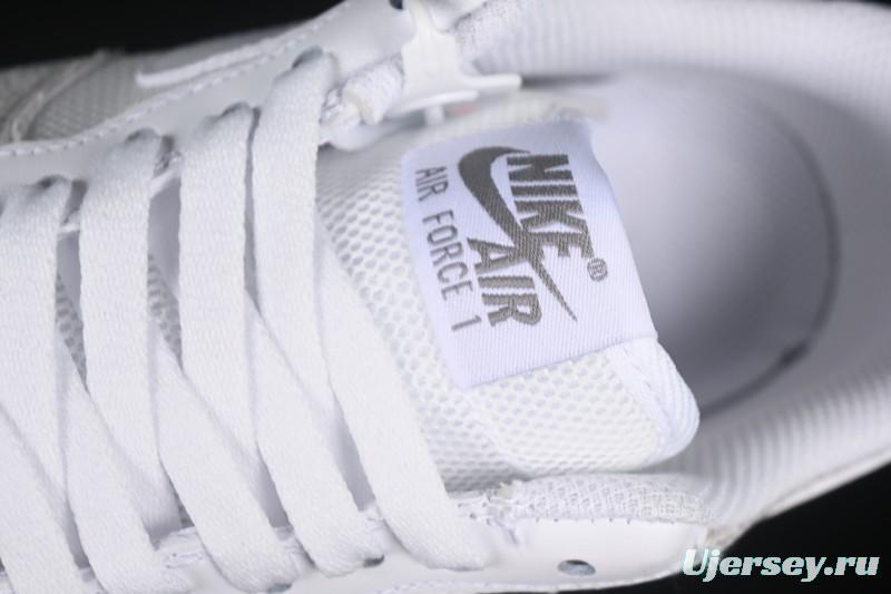 Nike Air Force 1'07 Low Denim Small Swoosh Casual Sneakers - ZH0316-092