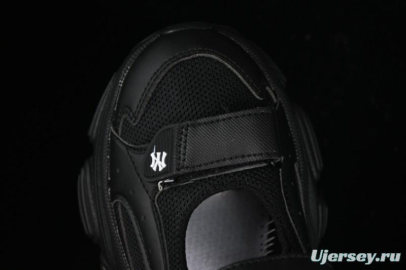 Adidas NY MLB Winner Chunky Mask New York Yankees Height Increase Platform Sandals - 3ASDW015350BKS