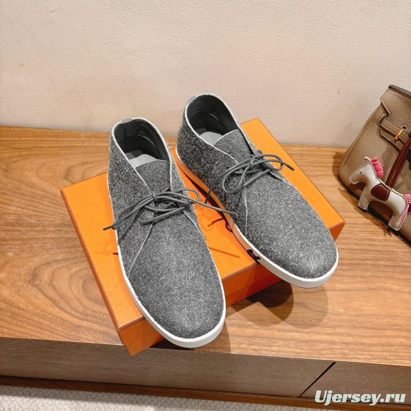 2025 Unisex H Grey Felt Boots AS00380