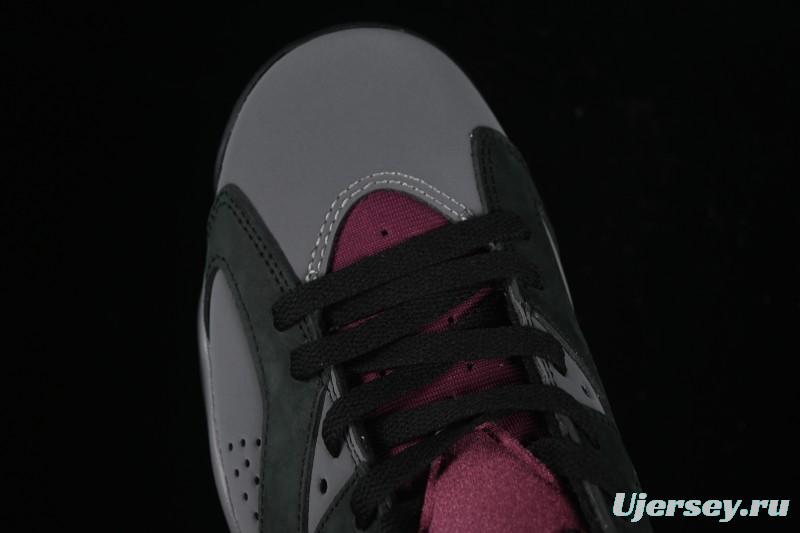 Nike Air Jordan 6 Retro Bordeaux Premium Suede Sneakers - CT8529-063