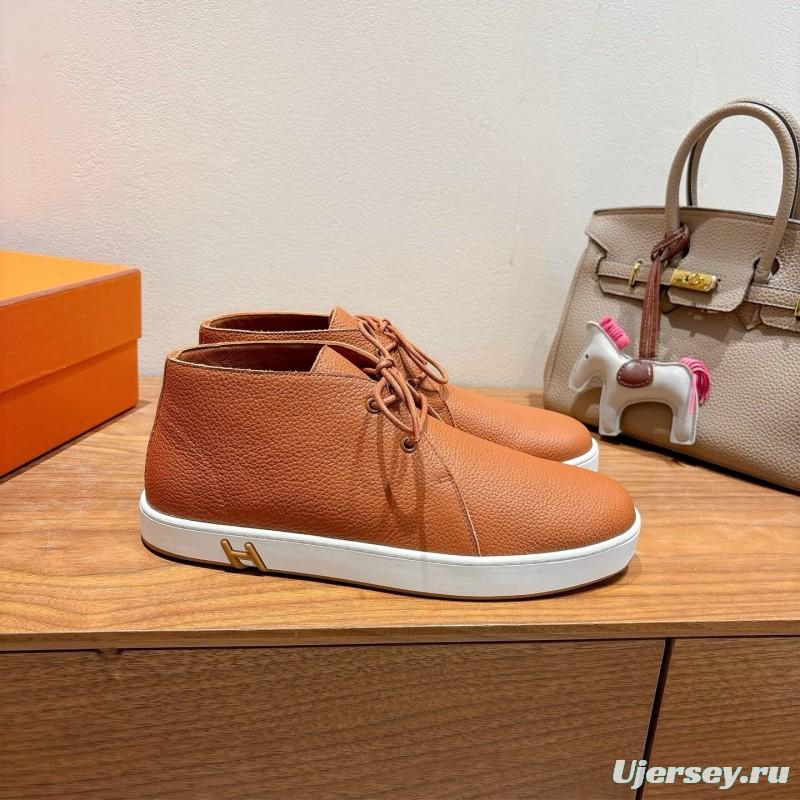 2025 Unisex H Brown Leather Classic Boots AS00380