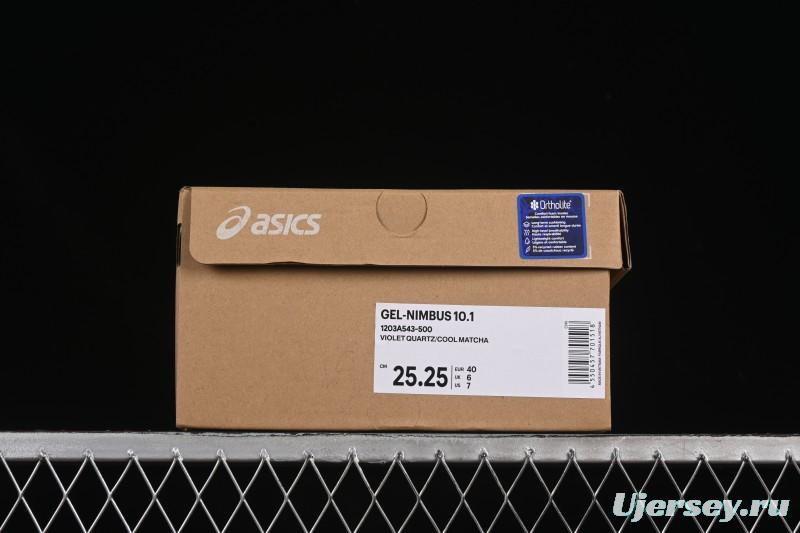 Asics Gel-Nimbus 10.1 Retro Breathable Cushioned Men's Running Shoes - 1203A543-500