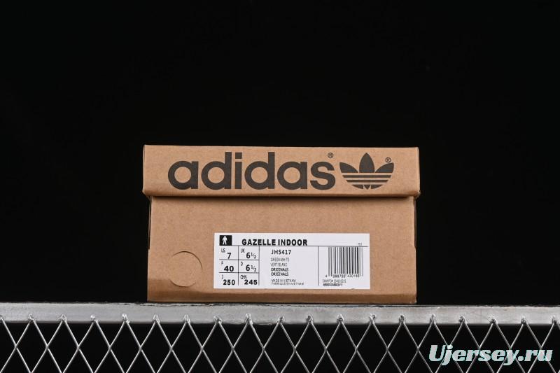 Adidas Originals Gazelle Indoor Retro Casual Slip-Resistant Wear-Resistant Low-Top Skate Shoes - JH5417