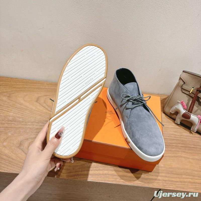 2025 Unisex H Grey Suede Boots AS00380