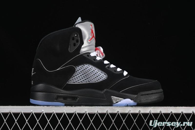 Nike Air Jordan 5 Black Metallic Reimagined Basketball Shoes HF3975-001