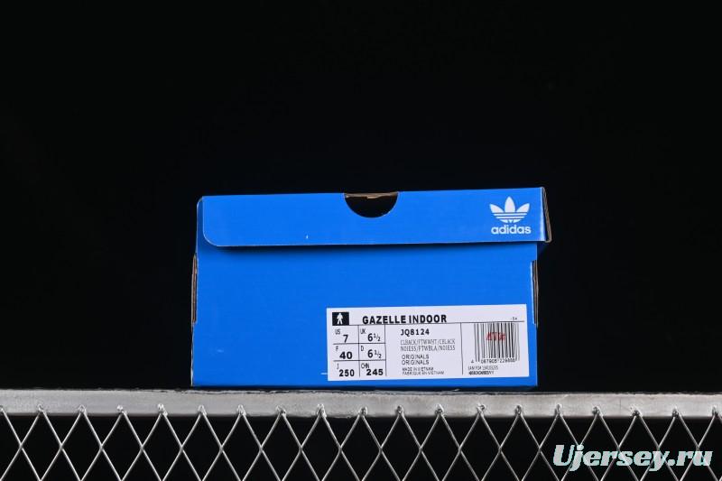 Adidas Originals Gazelle Indoor Retro Casual Slip-Resistant Wear-Resistant Low-Top Skate Shoes - JQ8124