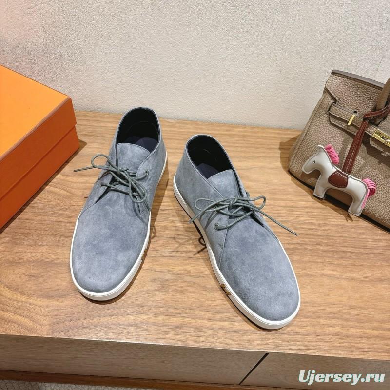 2025 Unisex H Grey Suede Boots AS00380