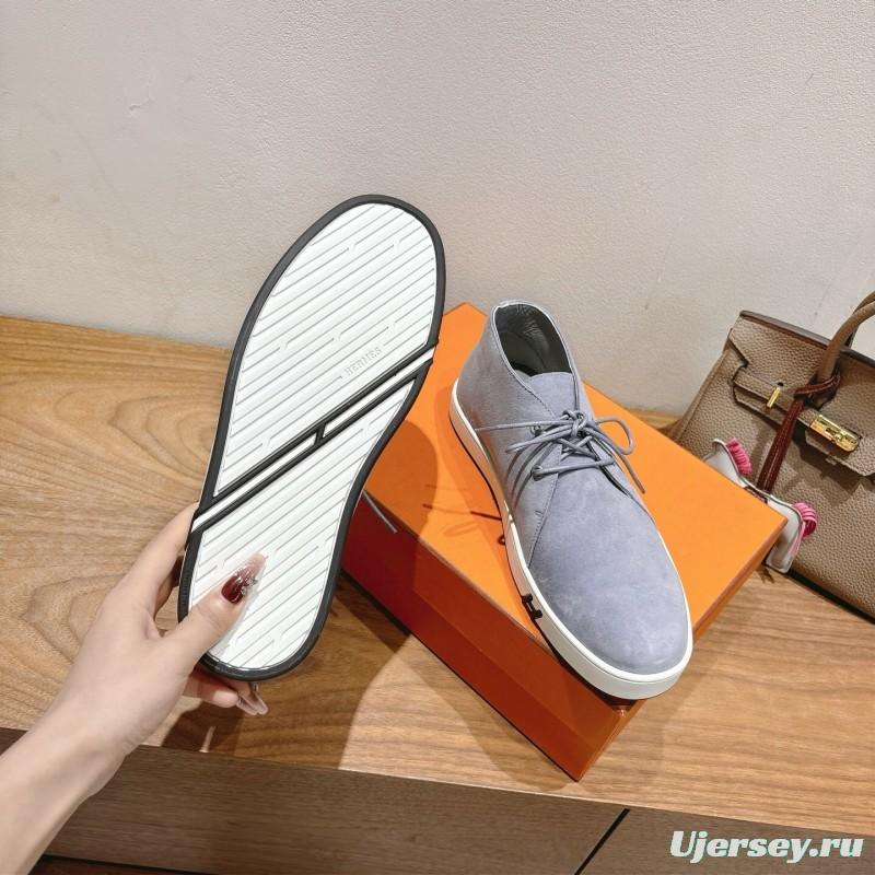 2025 Unisex H Grey Suede Classic Boots AS00380