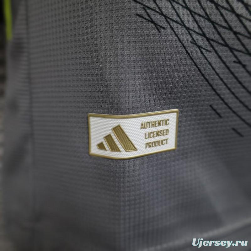 Player Version 25/26 Manchester United Grey with Gradient Wave Pattern Jersey