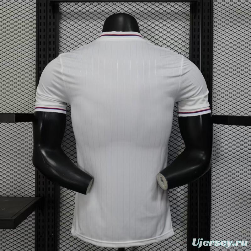 Player Version 25/26 Olympique Lyonnais Lyon White 50Th Anniversary Jersey