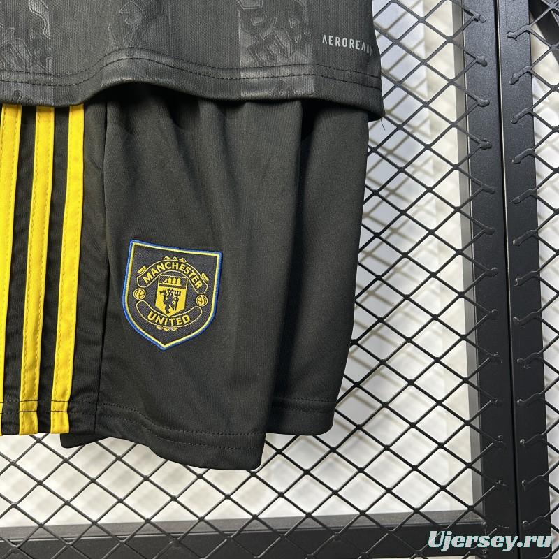 25/26 Kids Manchester United THIRD Size 16-28 Jersey