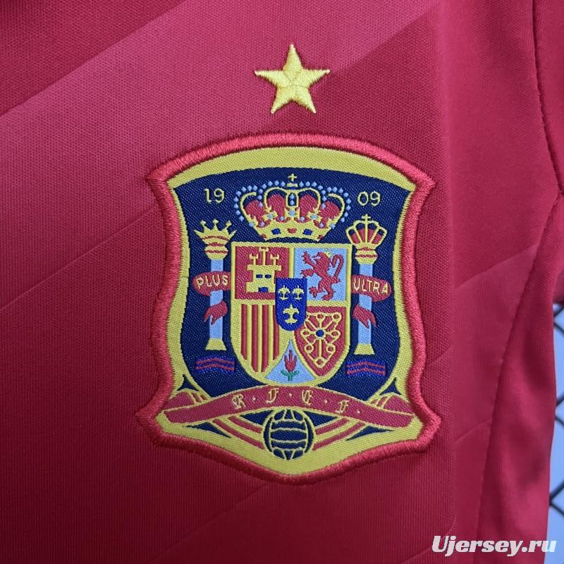 2012 Kids Spain Home Size 16-28 Jersey