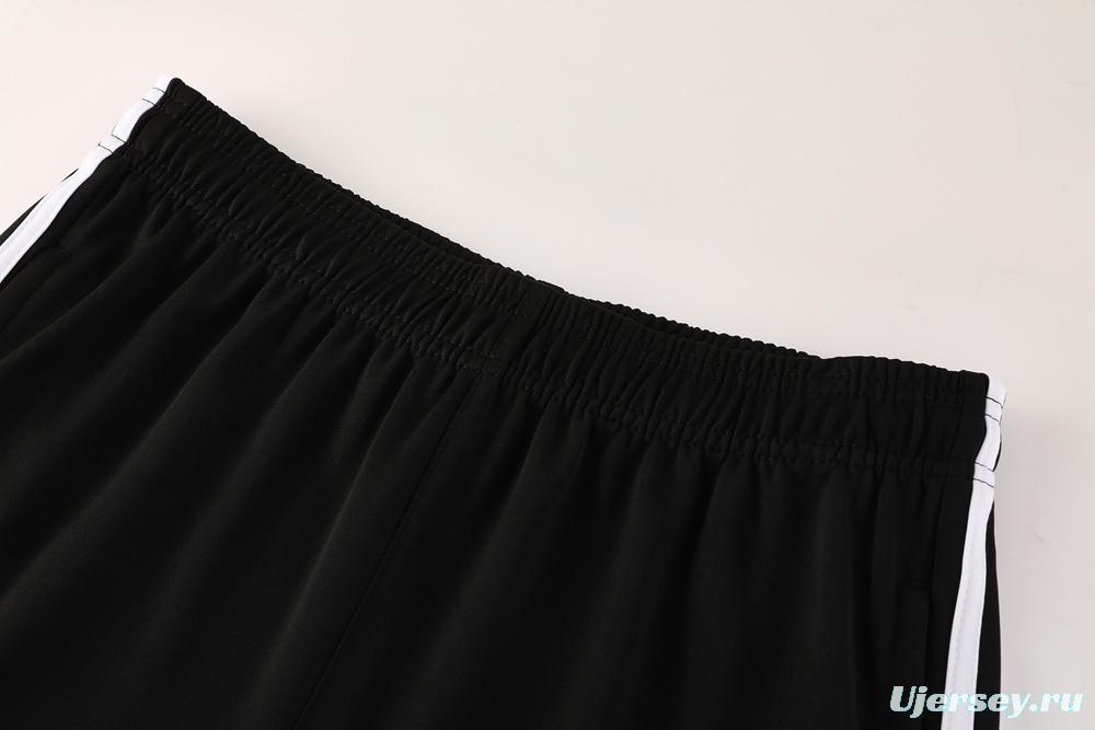 2025 Adidas Black Short Sleeve Jersey+Shorts