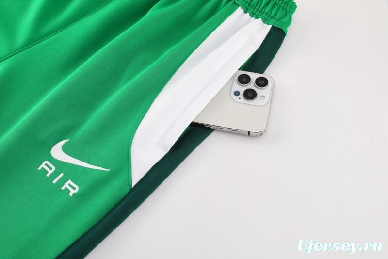 2025 NIKE Green Full Zipper Jacket +Long Pants