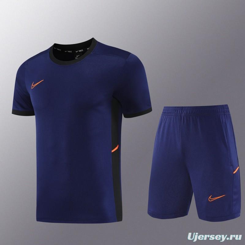2025 NIKE Navy Short Sleeve Jersey + Shorts
