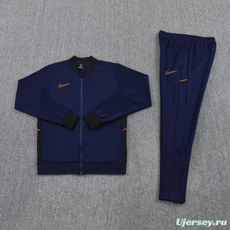 2025 NIKE Navy Full Zipper Jacket + Long Pants