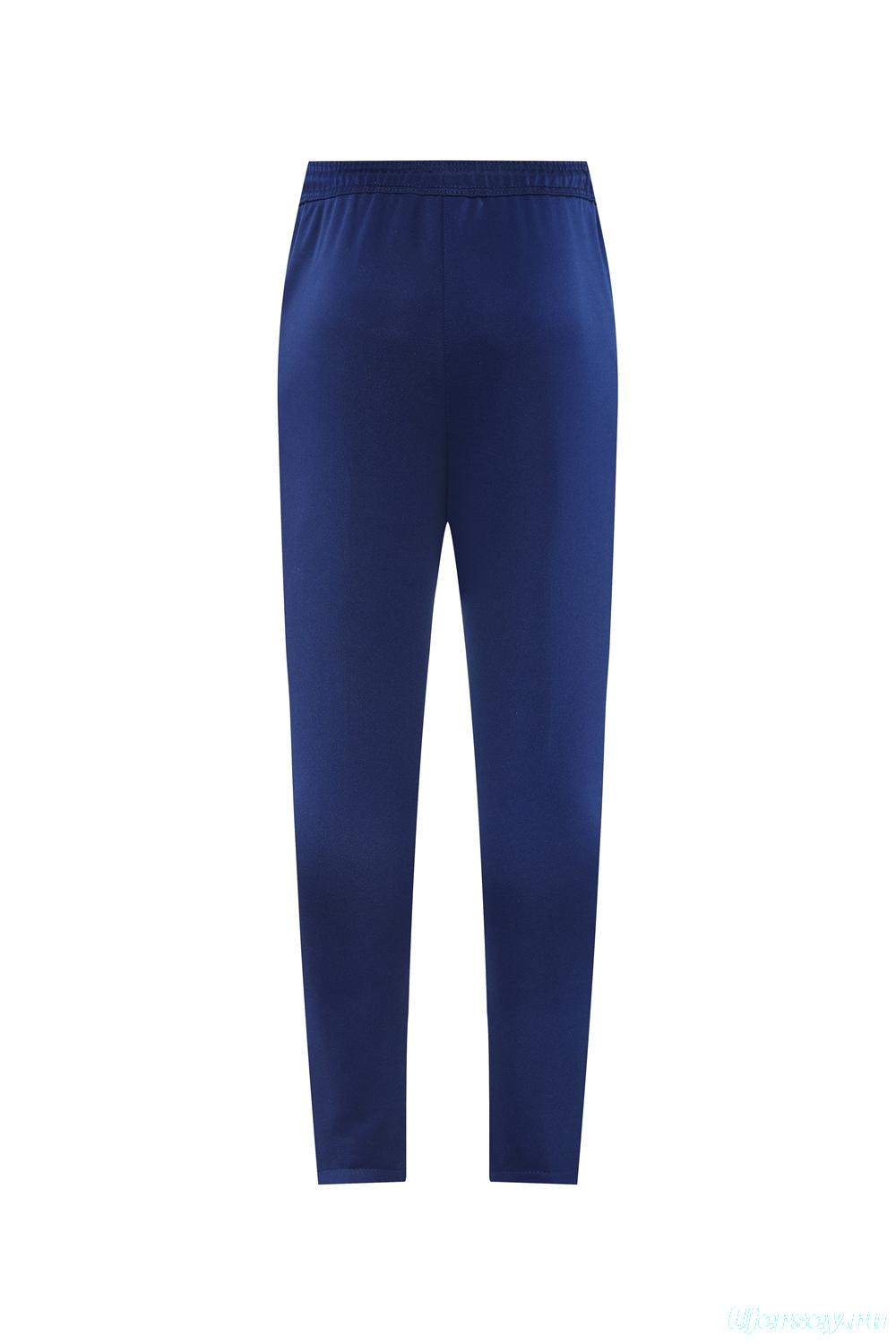 2025 Adidas Blue/Navy Full Zipper Jacket +Long Pants