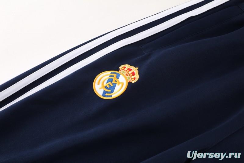 25/26 Real Madrid Navy Full Zipper Jacket +Long Pants
