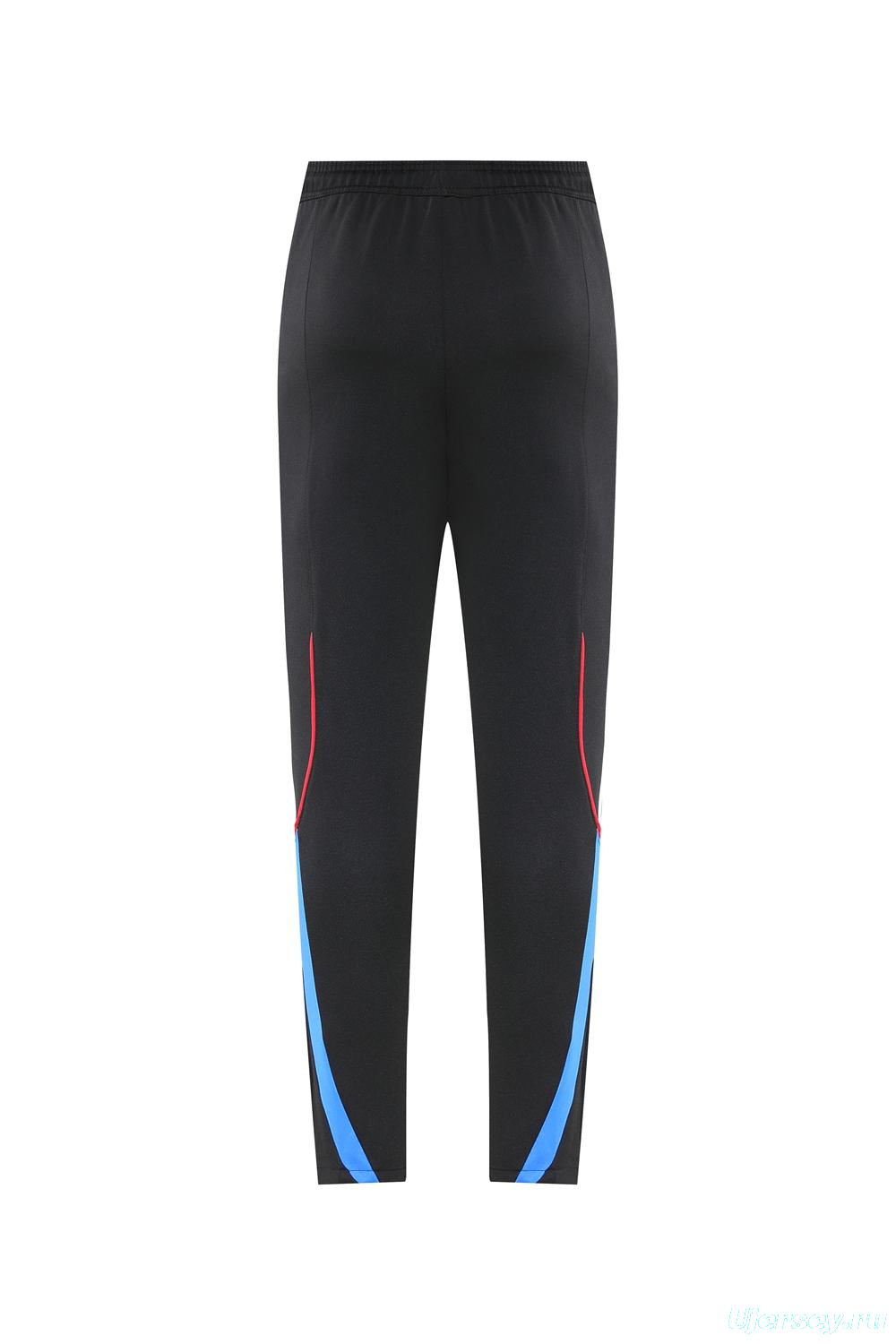 25/26 Manchester United Blue Full Zipper Jacket +Long Pants