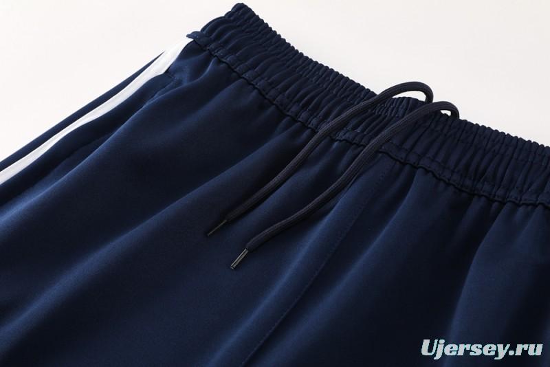 25/26 Real Madrid Navy/White Full Zipper Jacket +Long Pants