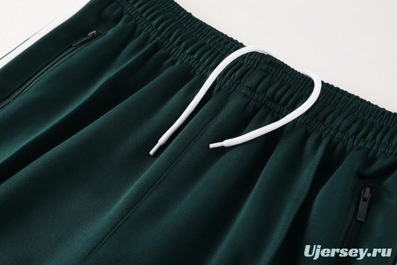 2025 Adidas Original Green Full Hoodie Zipper Jacket +Long Pants