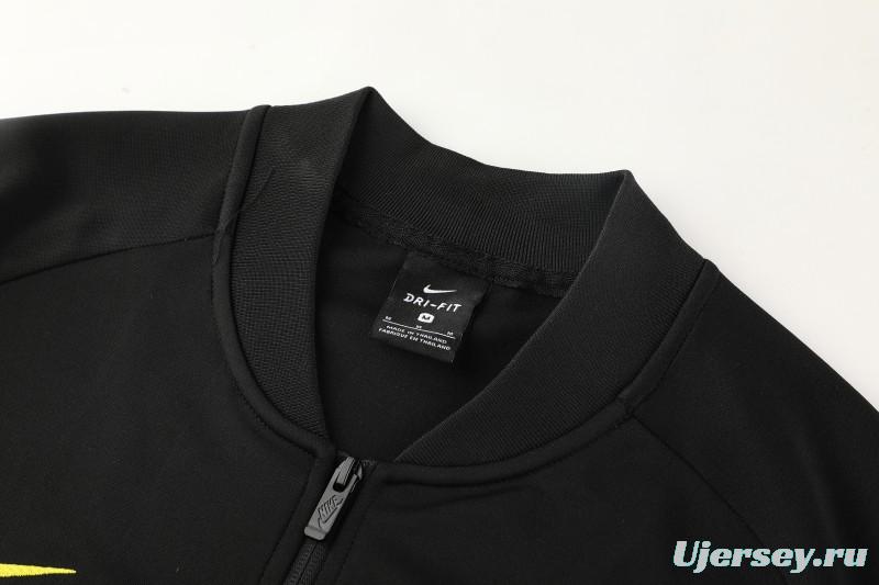 25/26 Chelsea Black/Yellow Full Zipper Jacket + Long Pants