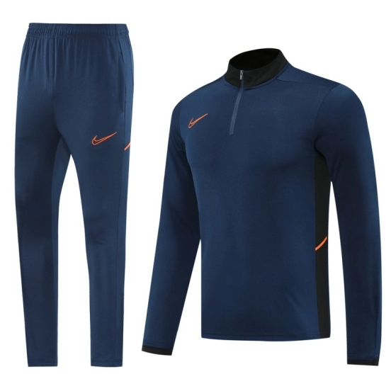 2025 Nike Navy Full Hoodie Zipper Jacket +Long Pants