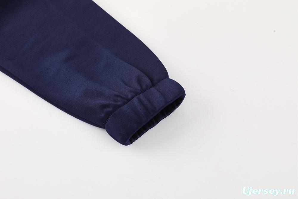 25/26 Olympique Marseille Blue/Navy Full Zipper Jacket +Long Pants