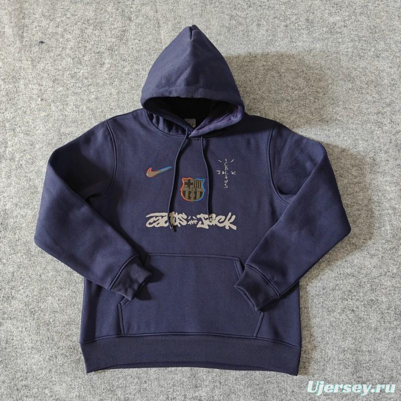 25/26 Barcelona Black Cactus Jack Hoodie -7 Colors